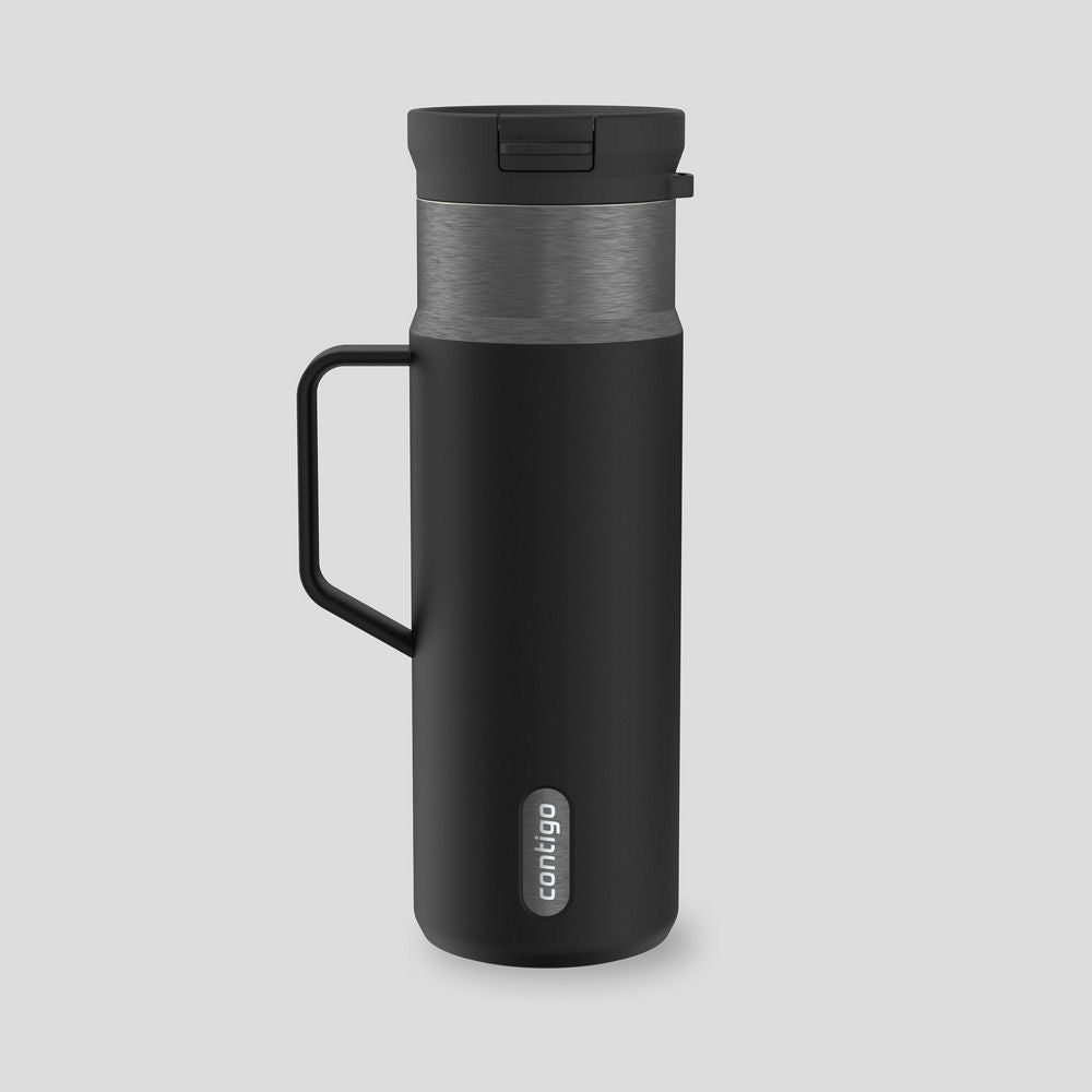 20 oz SnapSealT Bottle w/Handle - Licorice Gunmetal