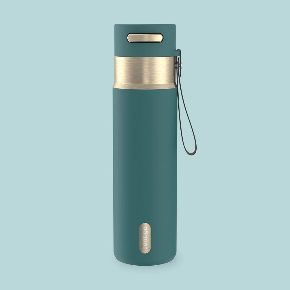 24 oz AutoSeal� Bottle - Mineral Teal Champagne